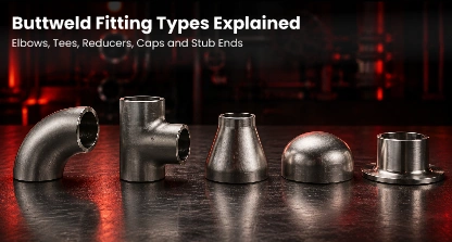 Buttweld Fitting Types Explained: Elbows, Tees, Reducers